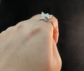 Delilah Spinning Butterfly Ring / Stainless Steel view 6