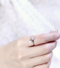 Evelyn Double Stone Ring / 925 Sterling Silver view 5