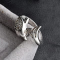 Irina Dolphin Adjustable Ring / 925 Sterling Silver view 5