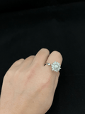 Joanna Pearl Starburst Ring / Stainless Steel view 4