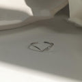 Kara V Shape Ring / 925 Sterling Silver view 3