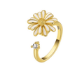 Monica Daisy Spinning Ring / 925 Sterling Silver view 1