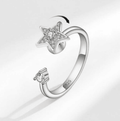 Priyanka Spinning star Ring / 925 Sterling Silver view 1