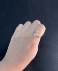 Samantha Silver Daisy & Bee Ring / Stainless Steel view 2
