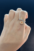 Samantha Silver Daisy & Bee Ring / Stainless Steel view 7