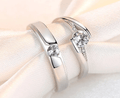The Infinity Couple Rings / 925 Sterling Silver view 3