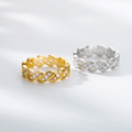 Petra Twisted Ribbon Rings / Stainless Steel view 4