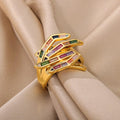 Porter Crossed Hands Ring / Stainless Steel view 6