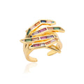 Porter Crossed Hands Ring / Stainless Steel view 9