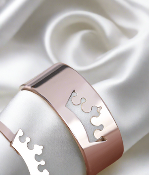 2 in 1 Adjustable Crown Rings / Stainless Steel - Nina Kane Jewellery - Adjustable ring, silver rings, silver jewelry, silver jewellery